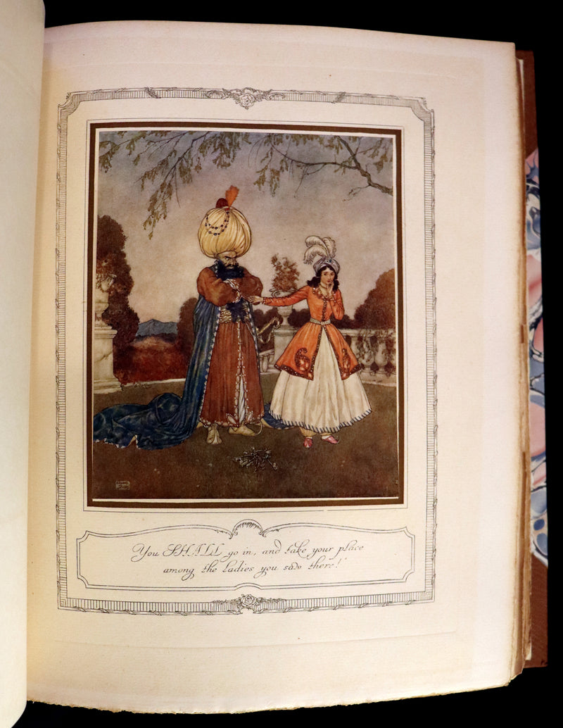 1910 Rare SIGNED Limited First Edition #61/1000 - EDMUND DULAC'S SLEEPING BEAUTY and Other Fairy Tales. Illustrated.