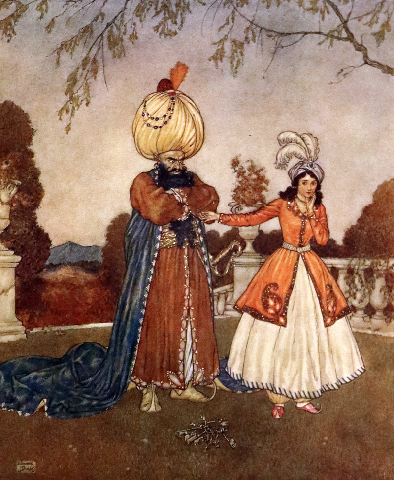 1910 Rare SIGNED Limited First Edition #61/1000 - EDMUND DULAC'S SLEEPING BEAUTY and Other Fairy Tales. Illustrated.