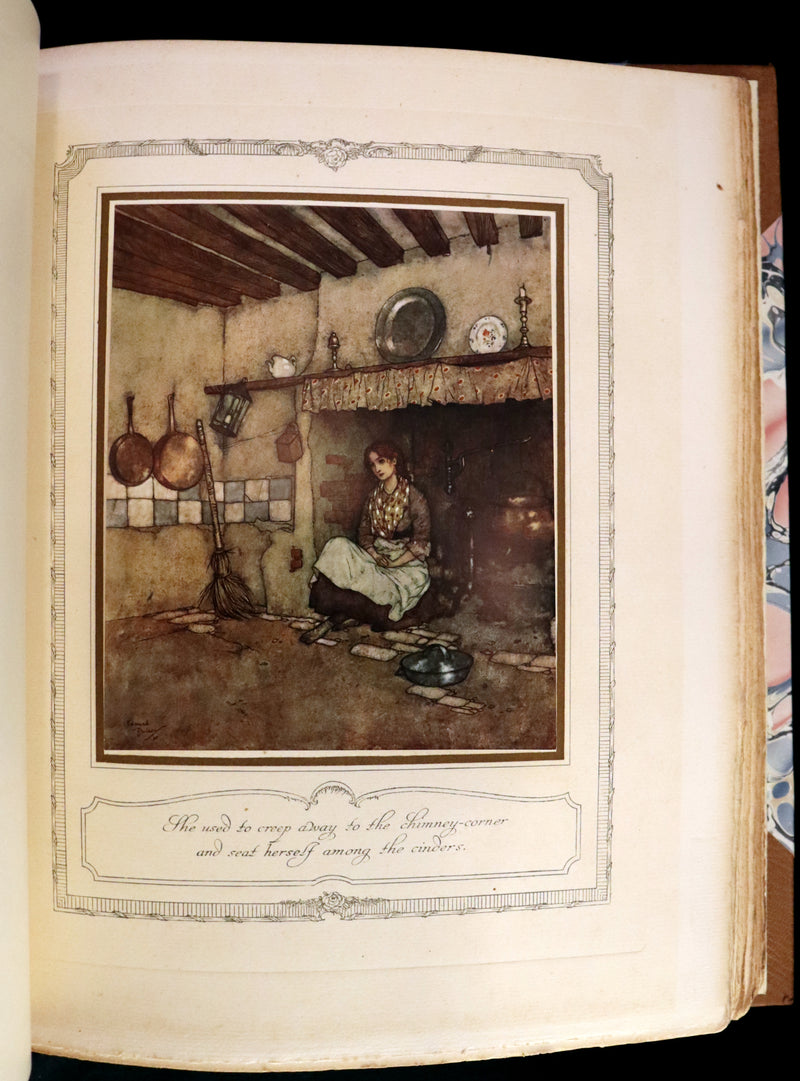 1910 Rare SIGNED Limited First Edition #61/1000 - EDMUND DULAC'S SLEEPING BEAUTY and Other Fairy Tales. Illustrated.