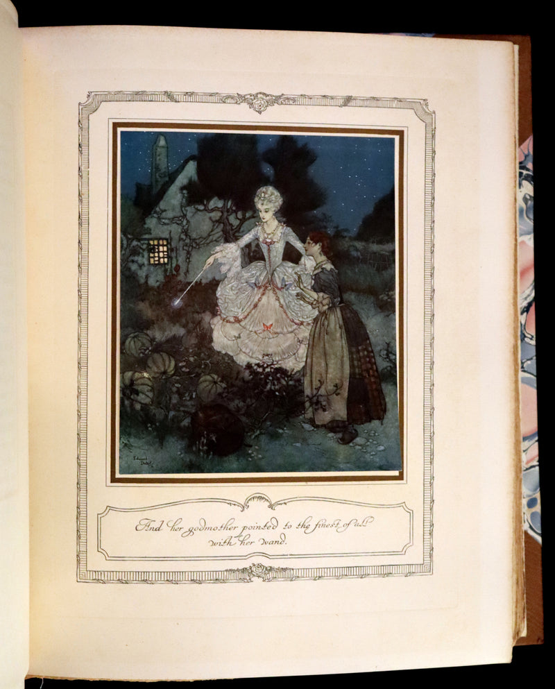 1910 Rare SIGNED Limited First Edition #61/1000 - EDMUND DULAC'S SLEEPING BEAUTY and Other Fairy Tales. Illustrated.
