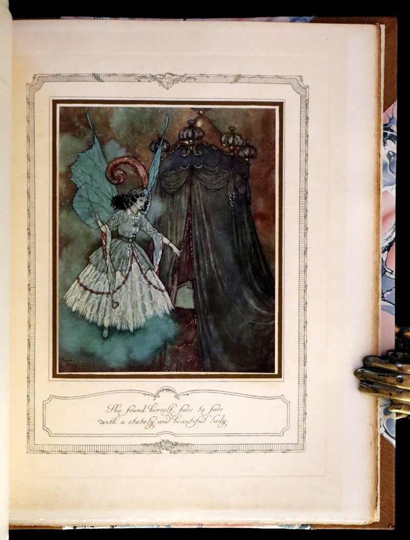 1910 Rare SIGNED Limited First Edition #61/1000 - EDMUND DULAC'S SLEEPING BEAUTY and Other Fairy Tales. Illustrated.