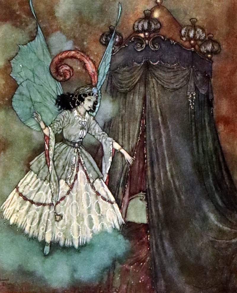 1910 Rare SIGNED Limited First Edition #61/1000 - EDMUND DULAC'S SLEEPING BEAUTY and Other Fairy Tales. Illustrated.