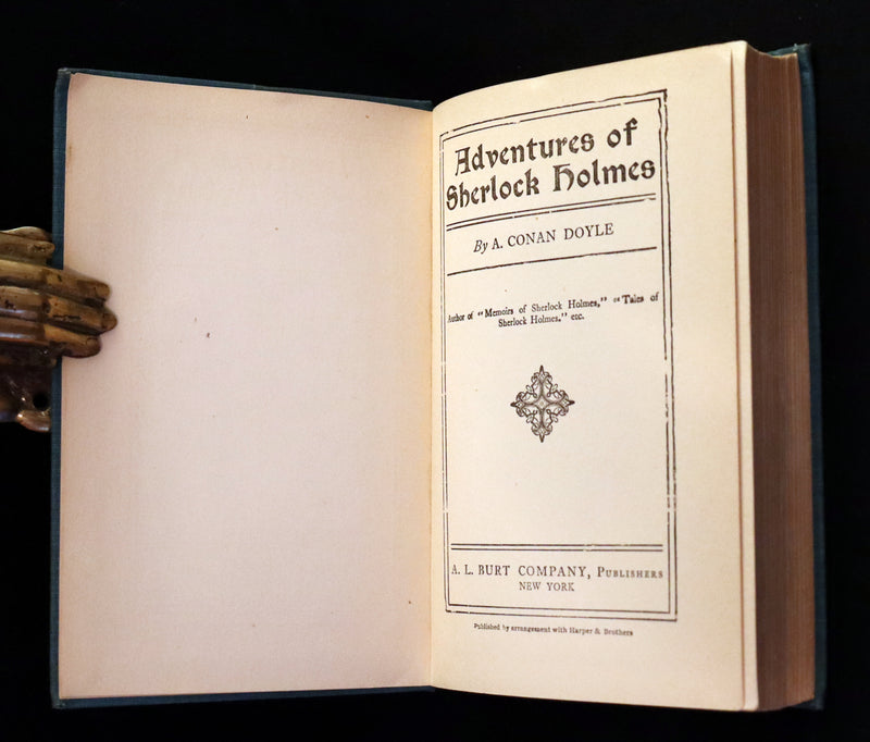 1920 Rare Book - The ADVENTURES of SHERLOCK HOLMES by Arthur Conan DOYLE.