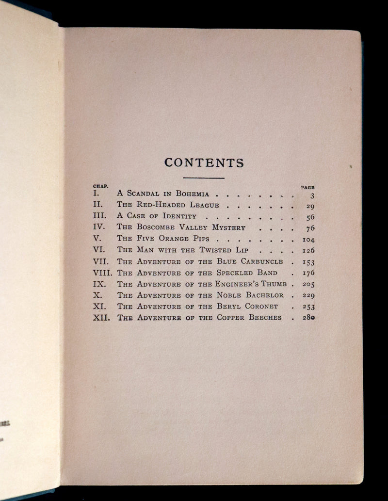1920 Rare Book - The ADVENTURES of SHERLOCK HOLMES by Arthur Conan DOYLE.