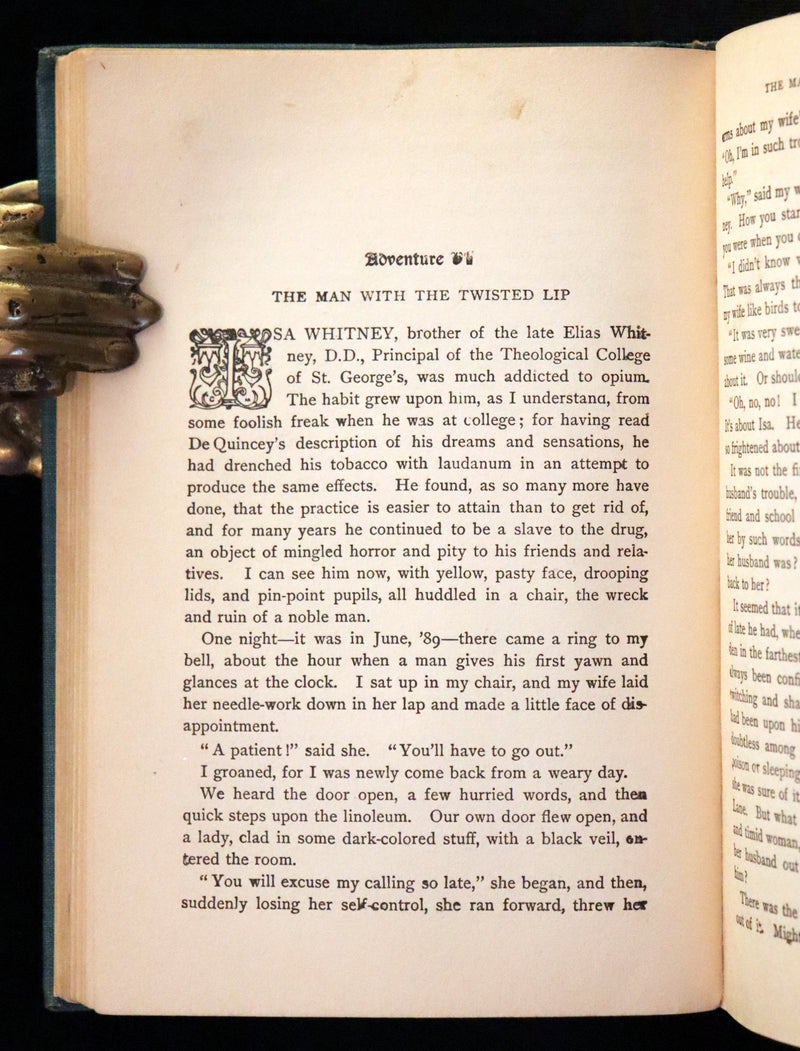 1920 Rare Book - The ADVENTURES of SHERLOCK HOLMES by Arthur Conan DOYLE.