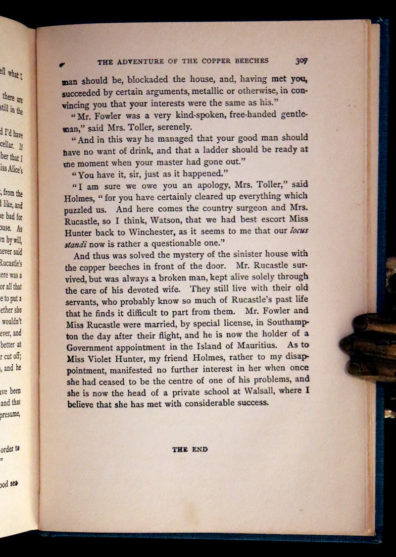 1920 Rare Book - The ADVENTURES of SHERLOCK HOLMES by Arthur Conan DOYLE.