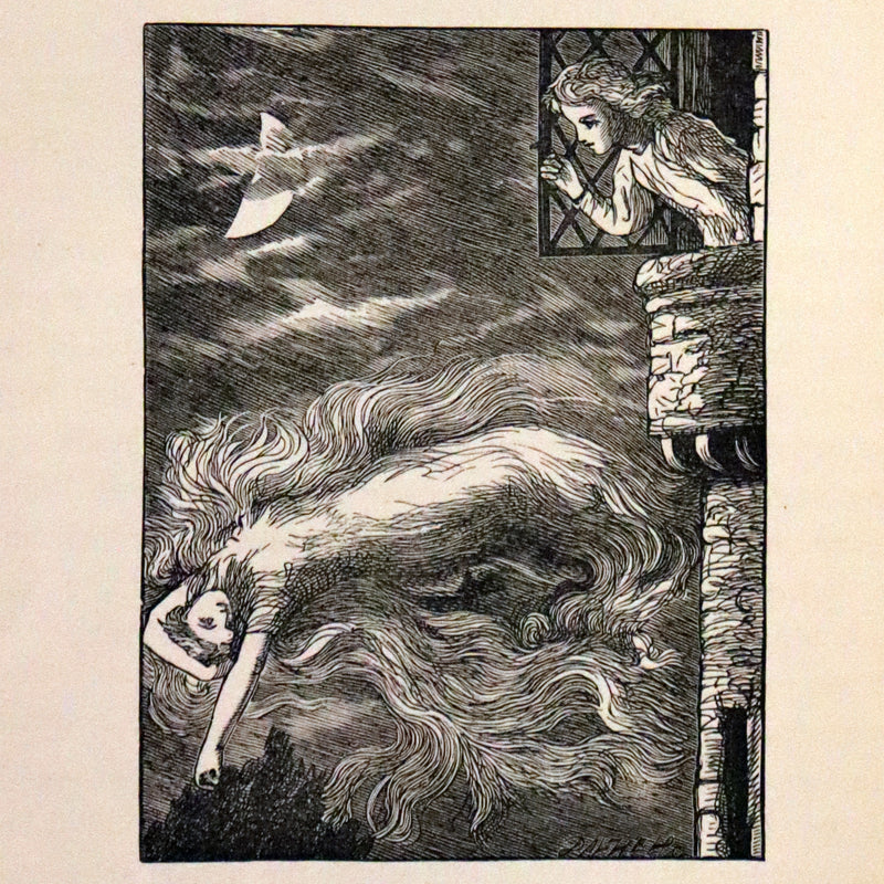 1890 Scarce Book - AT THE BACK OF THE NORTH WIND Illustrated by Arthur Hughes.