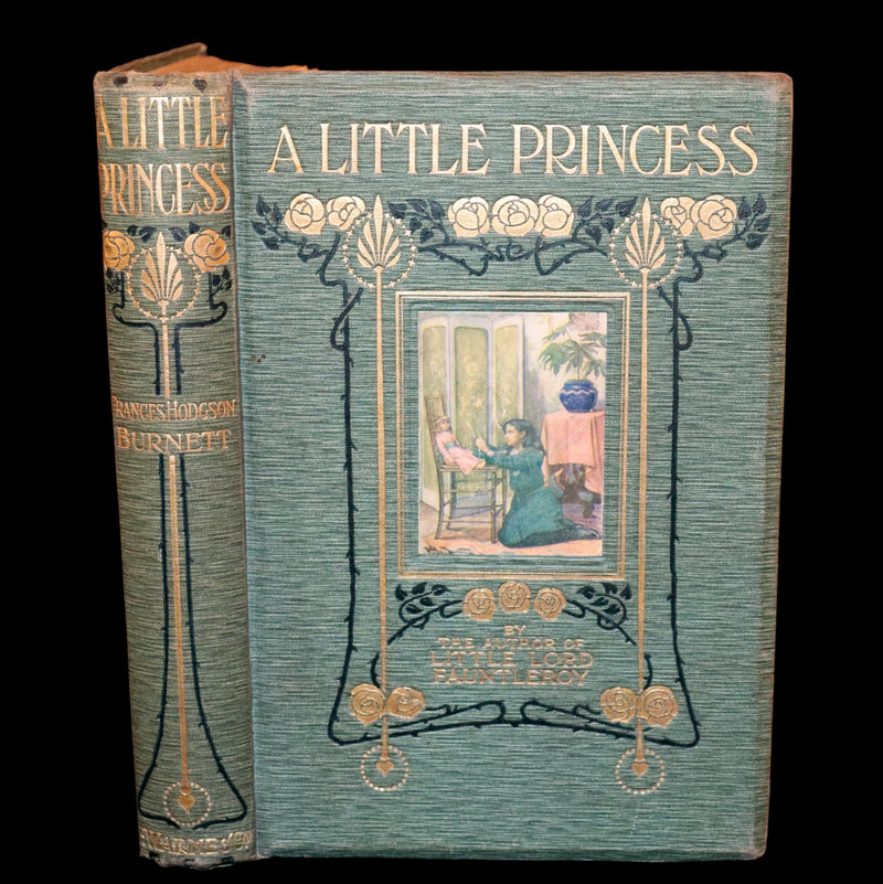 1905 Scarce First Edition - A LITTLE PRINCESS by Frances Hodgson Burnett illustrated by Harold Piffard.