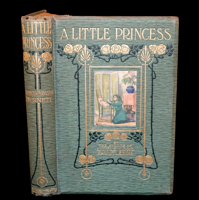 1905 Scarce First Edition - A LITTLE PRINCESS by Frances Hodgson Burnett illustrated by Harold Piffard.