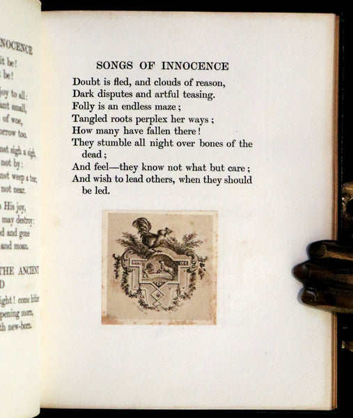 1911 Rare Book - SONGS OF INNOCENCE & Songs of Experience by William Blake.