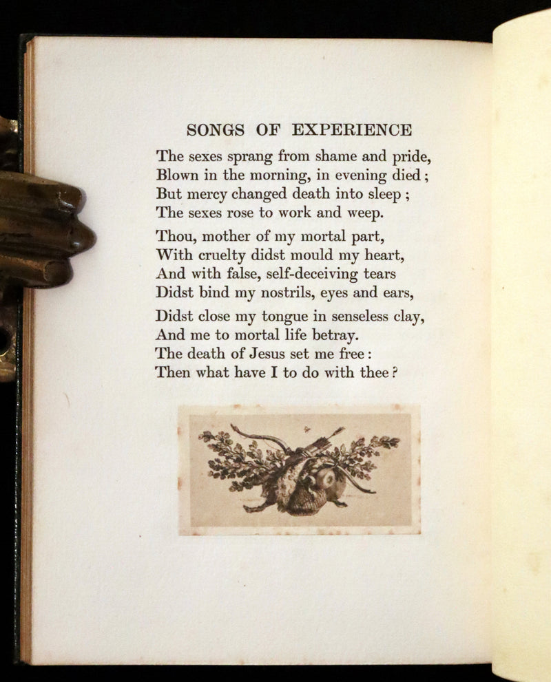 1911 Rare Book - SONGS OF INNOCENCE & Songs of Experience by William Blake.