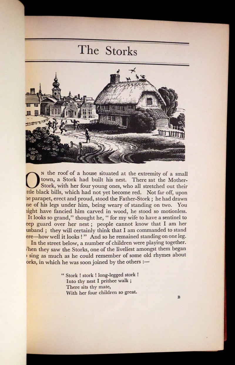 1935 Rared First Rex Whistler Illustrated Edition - Hans Andersen Fairy Tales and Legends.