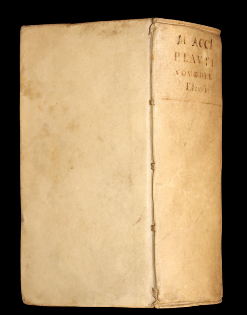 1652 Rare Vellum Latin Book - PLAUTUS Plays - Plauti COMOEDIAE Superstites XX. Accuratissime editae.