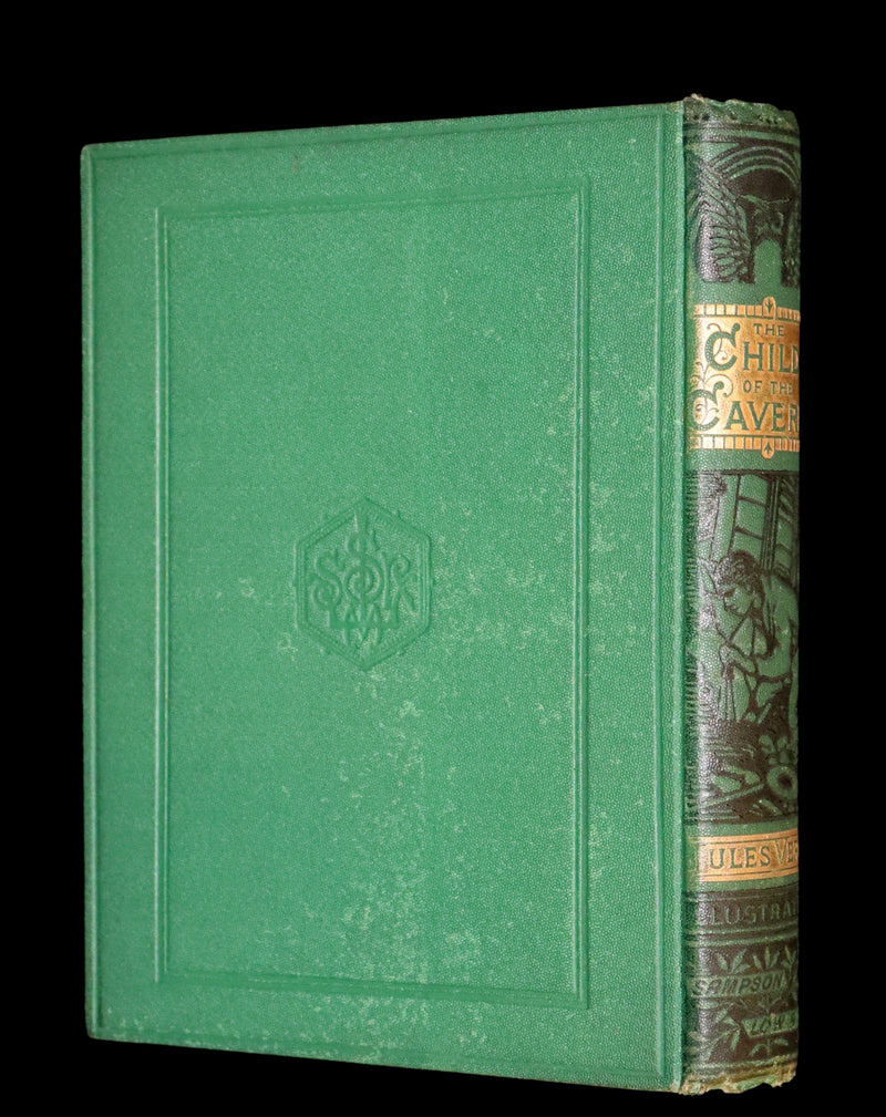 1883 Rare Third Edition - Jules Verne - Child of the Cavern Or Strange Doings Underground.
