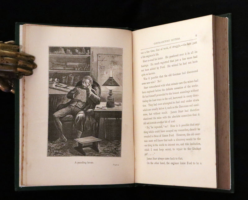 1883 Rare Third Edition - Jules Verne - Child of the Cavern Or Strange Doings Underground.