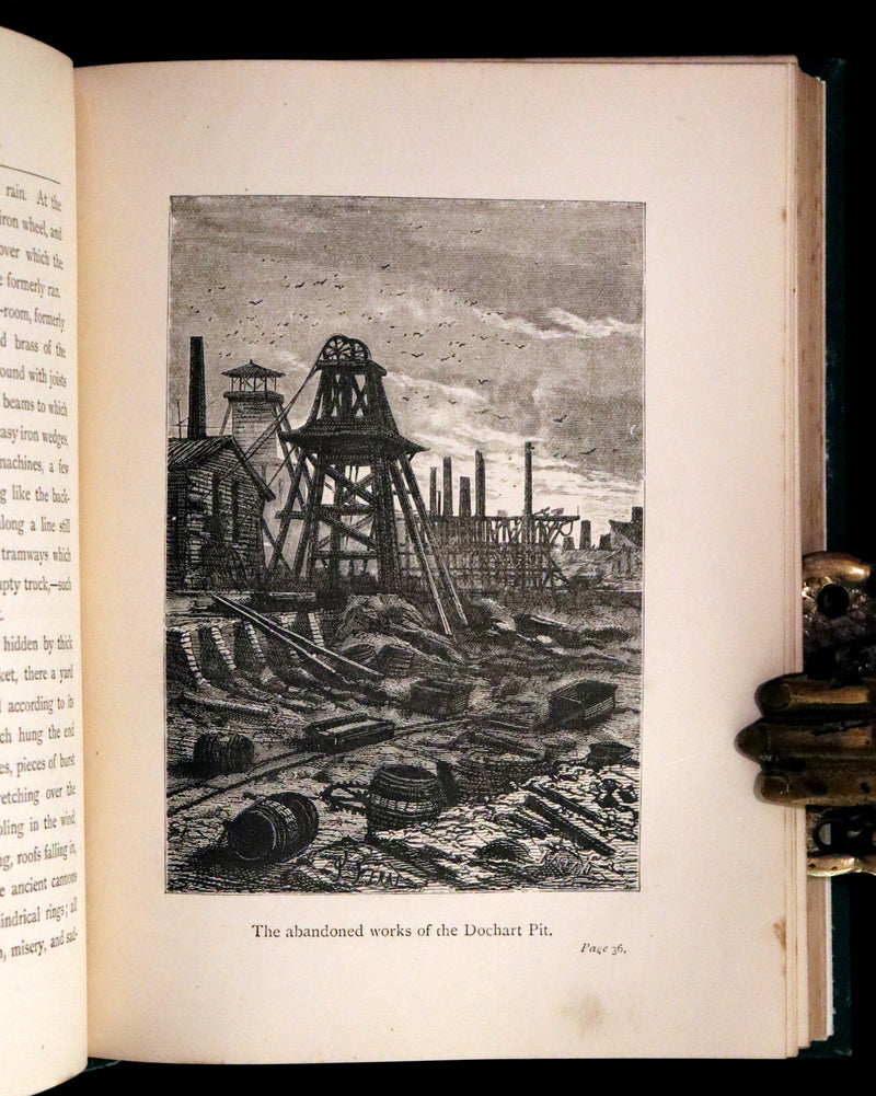 1883 Rare Third Edition - Jules Verne - Child of the Cavern Or Strange Doings Underground.