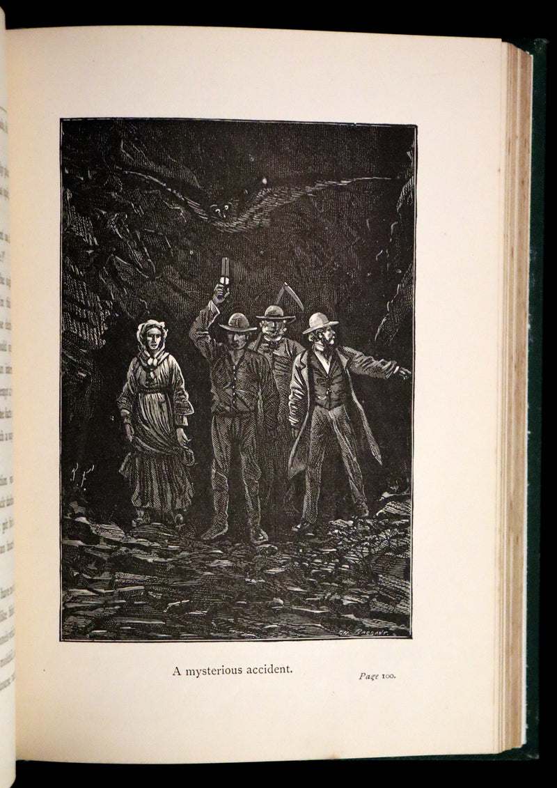 1883 Rare Third Edition - Jules Verne - Child of the Cavern Or Strange Doings Underground.