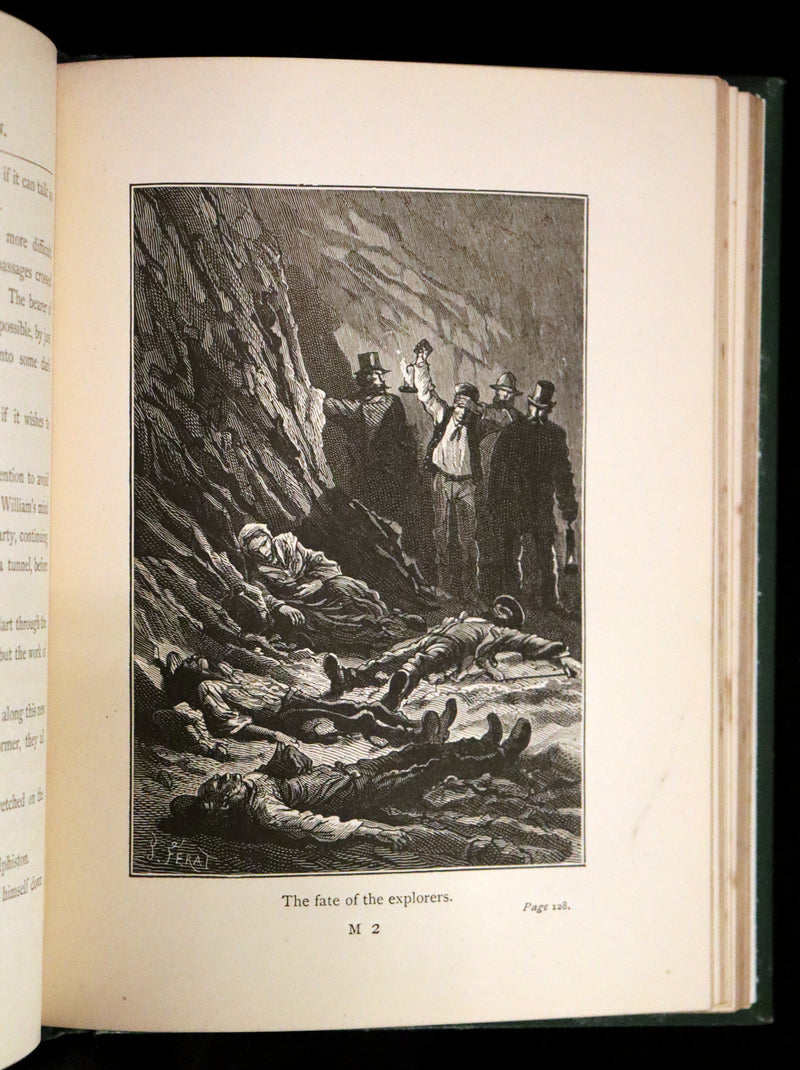 1883 Rare Third Edition - Jules Verne - Child of the Cavern Or Strange Doings Underground.