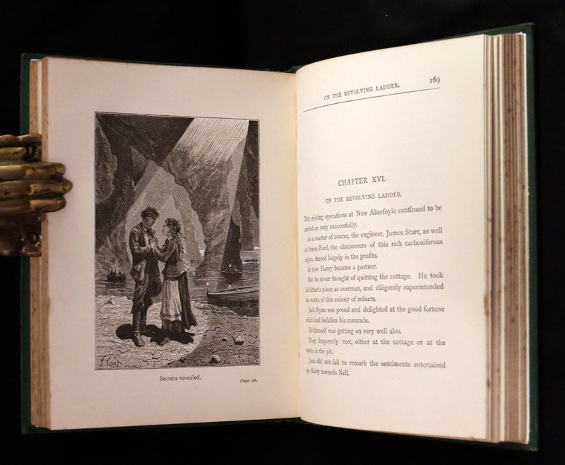 1883 Rare Third Edition - Jules Verne - Child of the Cavern Or Strange Doings Underground.