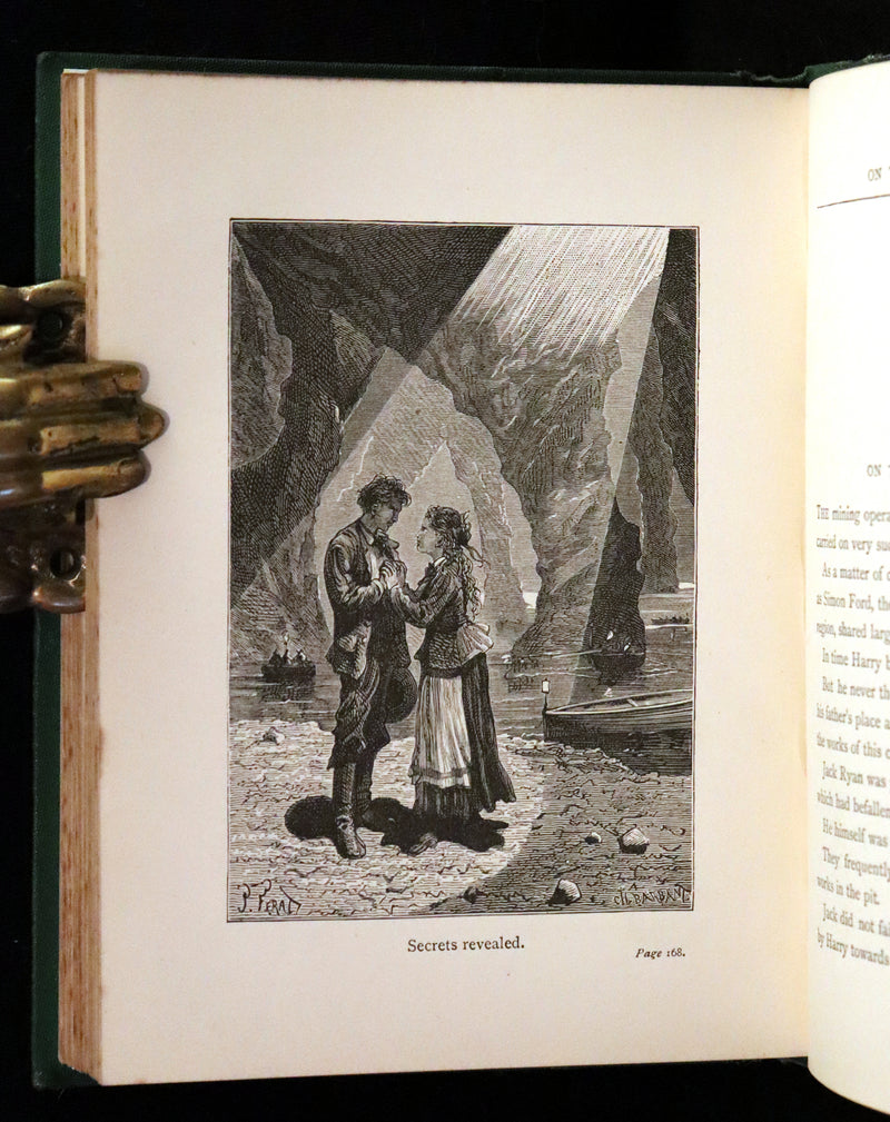 1883 Rare Third Edition - Jules Verne - Child of the Cavern Or Strange Doings Underground.