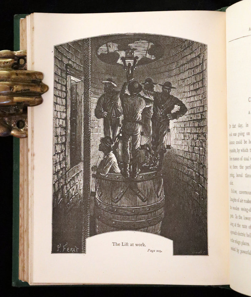 1883 Rare Third Edition - Jules Verne - Child of the Cavern Or Strange Doings Underground.