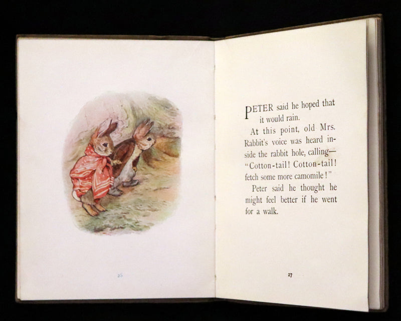 1910 Rare Early Edition - Beatrix Potter - The Tale of Benjamin Bunny.