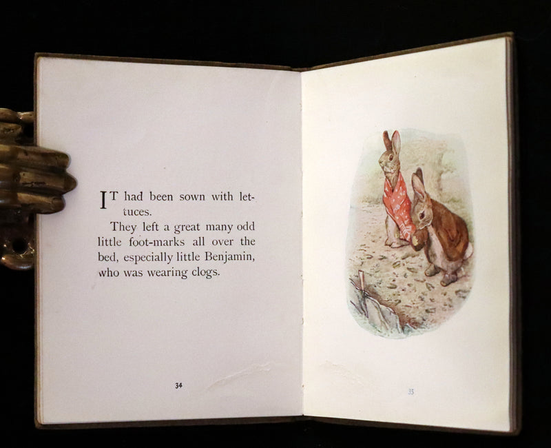 1910 Rare Early Edition - Beatrix Potter - The Tale of Benjamin Bunny.