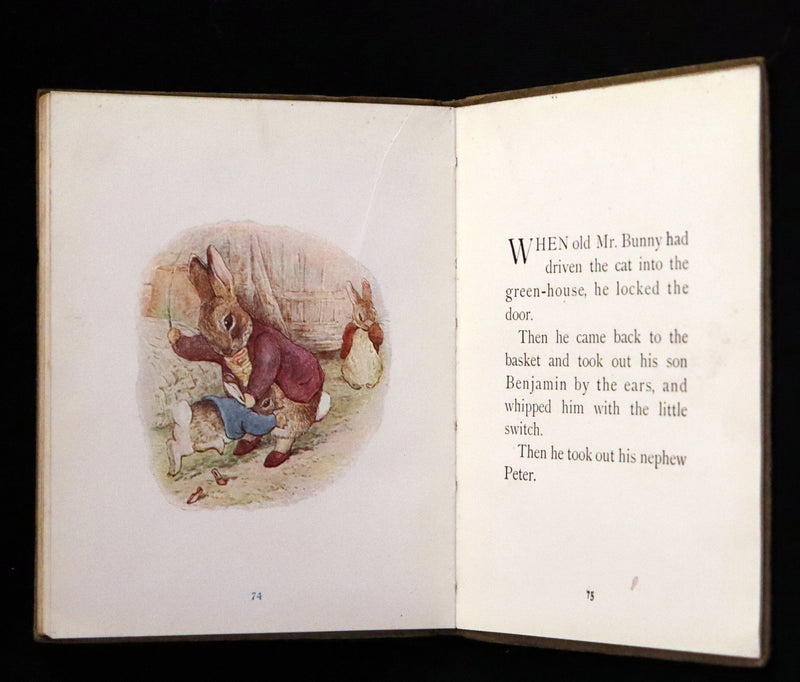 1910 Rare Early Edition - Beatrix Potter - The Tale of Benjamin Bunny.
