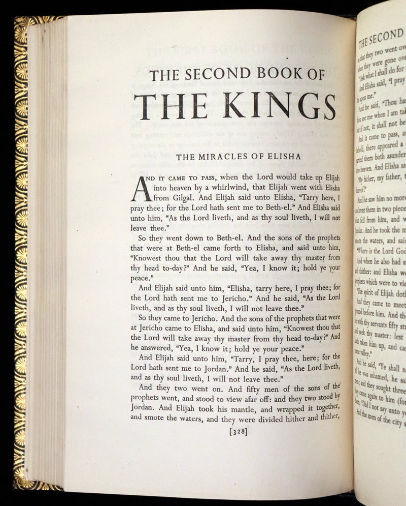 1937 Rare First UK Edition in this format in a Bayntun-Riviere Binding - The Bible Designed To Be Read As Literature.