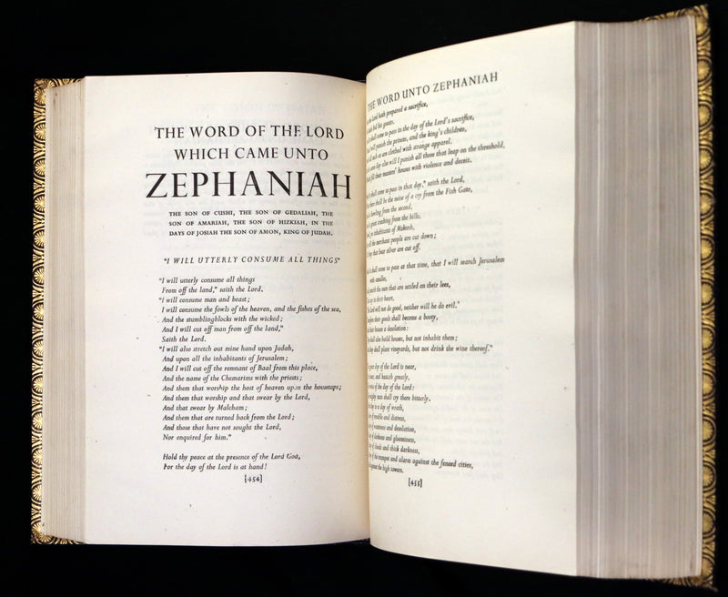 1937 Rare First UK Edition in this format in a Bayntun-Riviere Binding - The Bible Designed To Be Read As Literature.