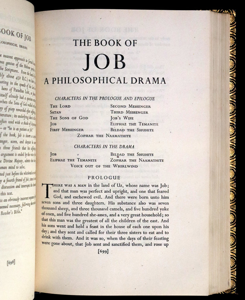 1937 Rare First UK Edition in this format in a Bayntun-Riviere Binding - The Bible Designed To Be Read As Literature.