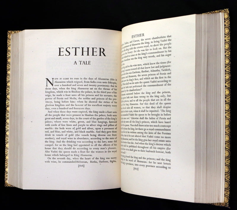 1937 Rare First UK Edition in this format in a Bayntun-Riviere Binding - The Bible Designed To Be Read As Literature.