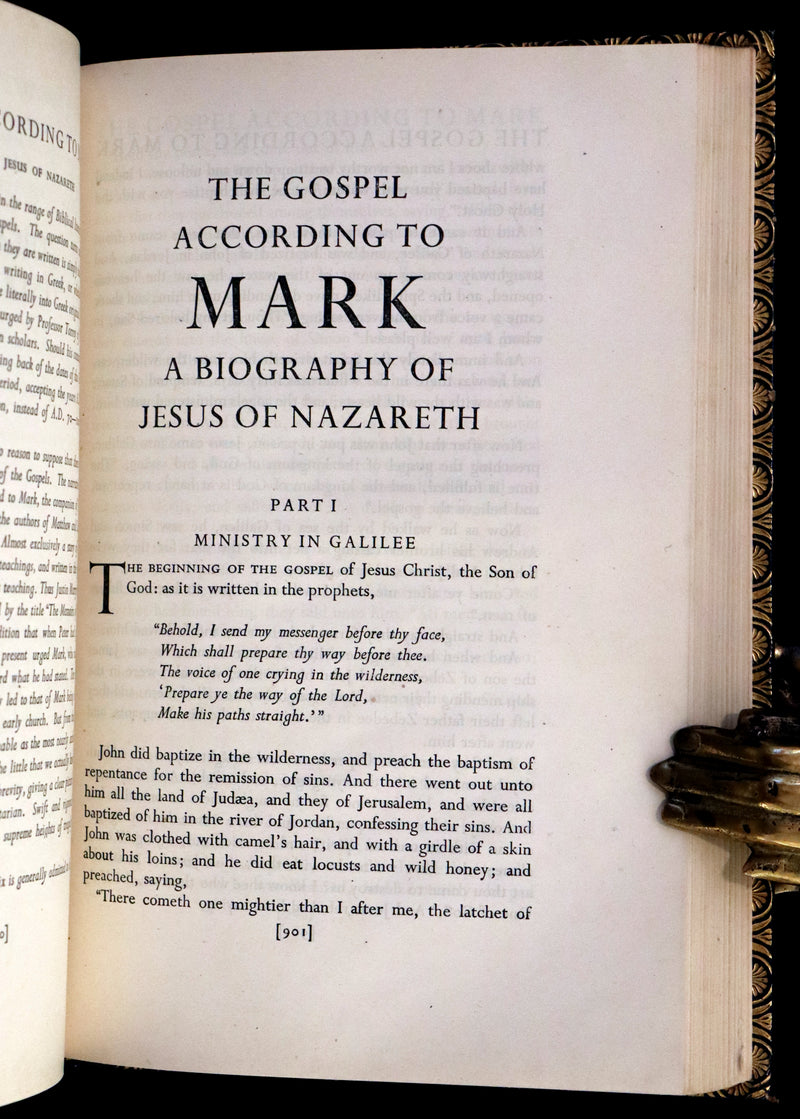 1937 Rare First UK Edition in this format in a Bayntun-Riviere Binding - The Bible Designed To Be Read As Literature.