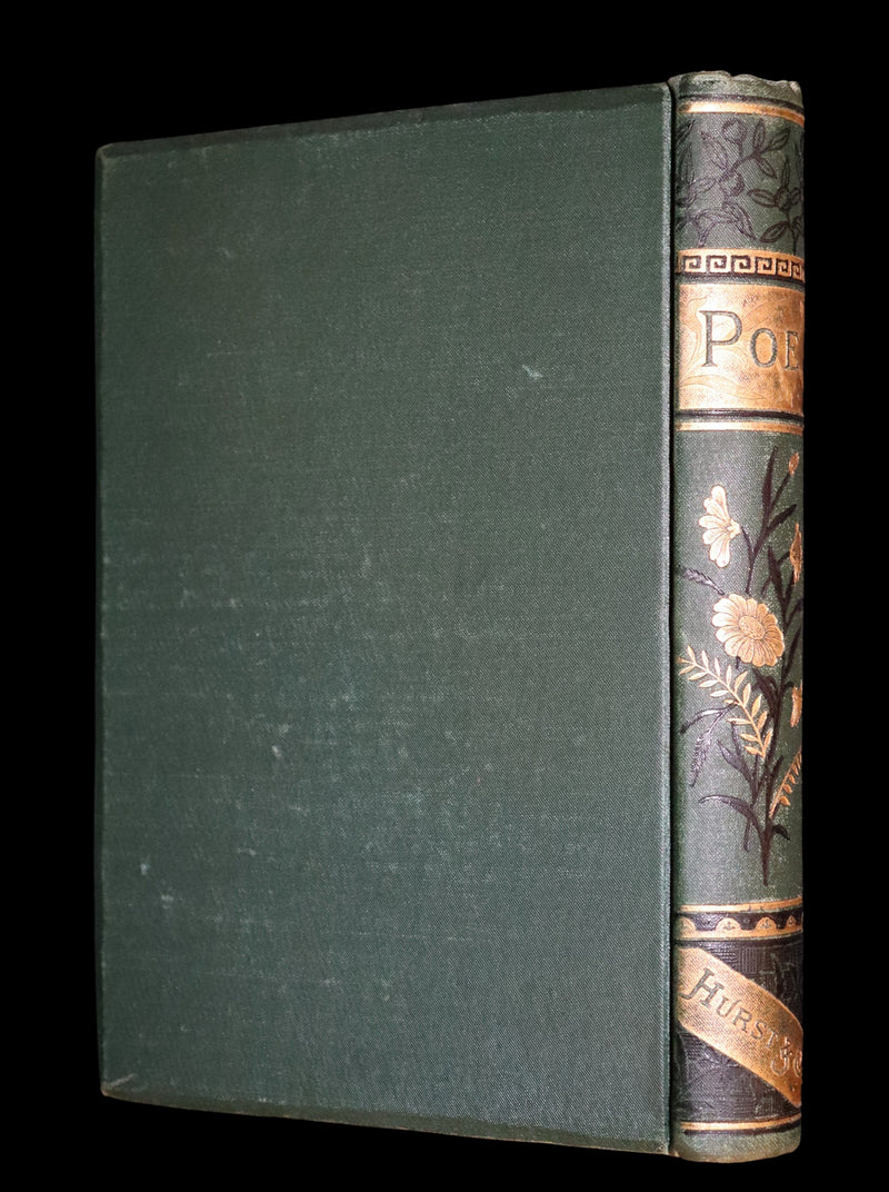 1881 Rare Book - Poems of Edgar Allan POE (The Raven, Lenore, Ulalume, ...).