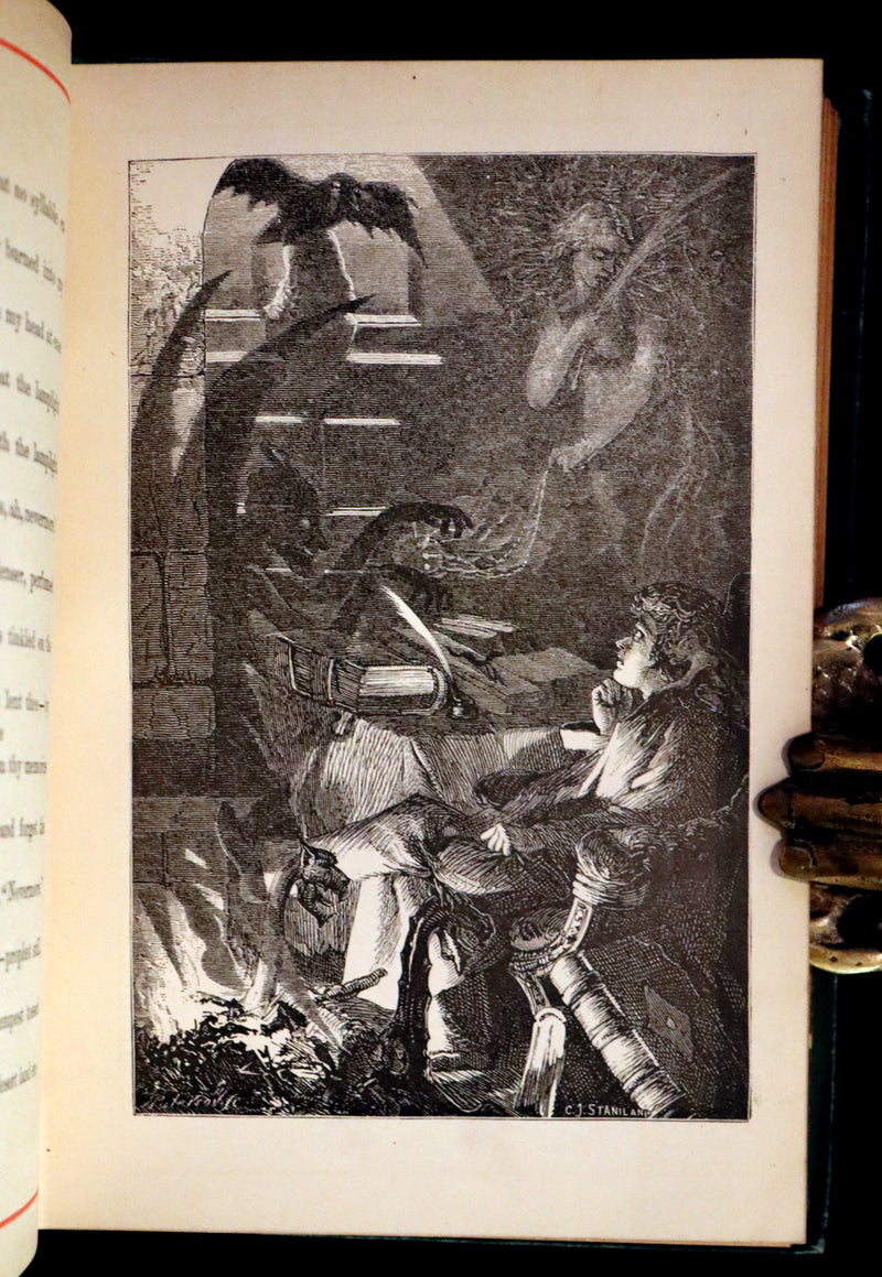 1881 Rare Book - Poems of Edgar Allan POE (The Raven, Lenore, Ulalume, ...).