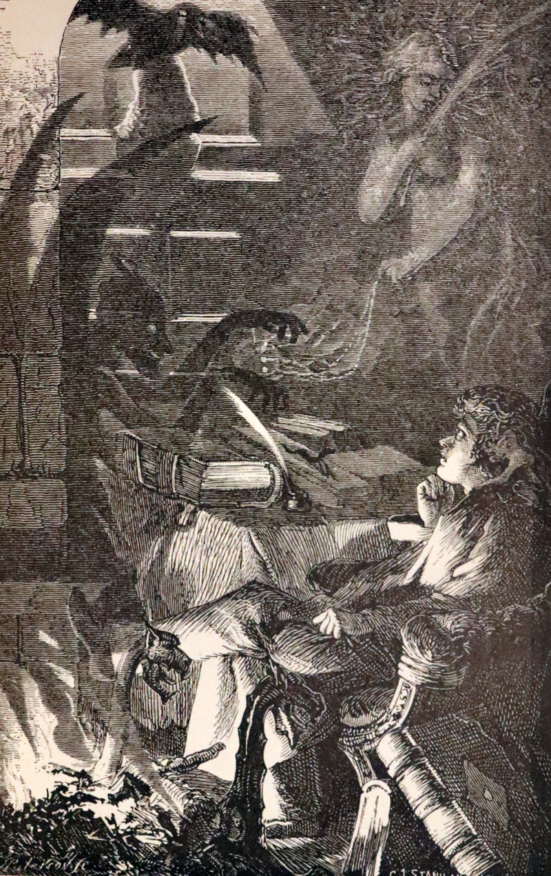 1881 Rare Book - Poems of Edgar Allan POE (The Raven, Lenore, Ulalume, ...).