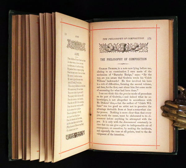 1881 Rare Book - Poems of Edgar Allan POE (The Raven, Lenore, Ulalume, ...).