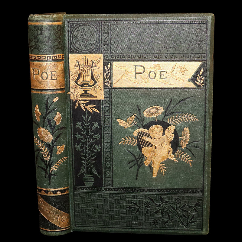 1881 Rare Book - Poems of Edgar Allan POE (The Raven, Lenore, Ulalume, ...).