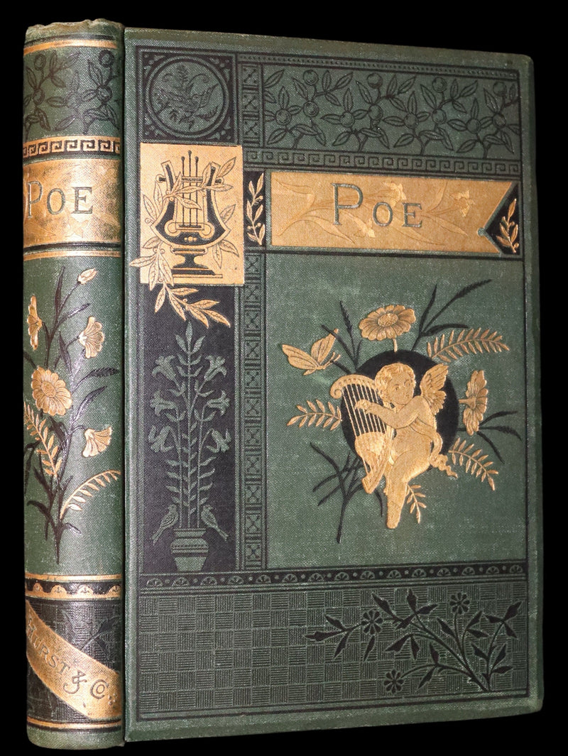 1881 Rare Book - Poems of Edgar Allan POE (The Raven, Lenore, Ulalume, ...).