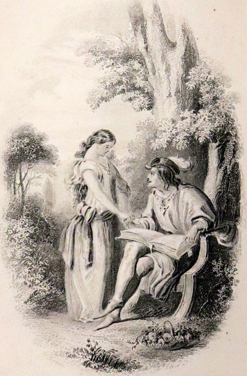 1875 Beautiful Victorian Binding - The Poetical Works of Henry Wadsworth Longfellow. Illustrated.