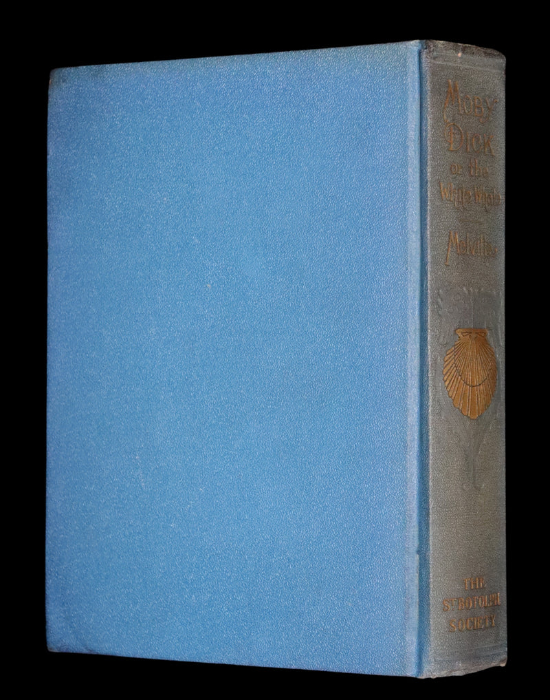 1922 Rare Book - MOBY DICK or The White Whale by Herman Melville illustrated by Augustus Burnham Shute.