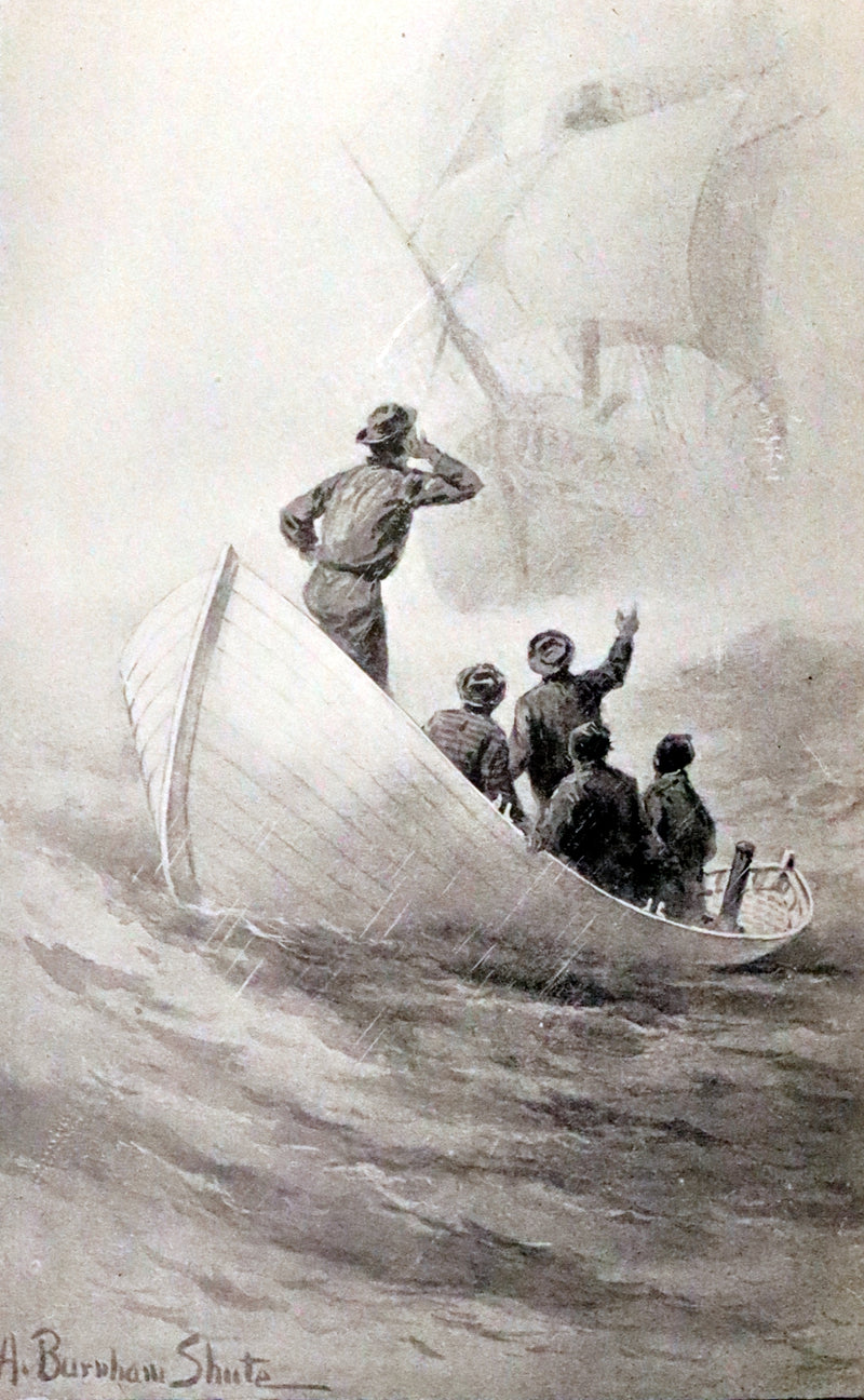 1922 Rare Book - MOBY DICK or The White Whale by Herman Melville illustrated by Augustus Burnham Shute.