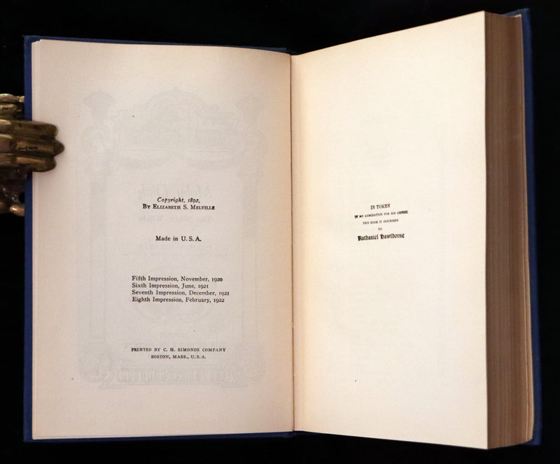 1922 Rare Book - MOBY DICK or The White Whale by Herman Melville illustrated by Augustus Burnham Shute.