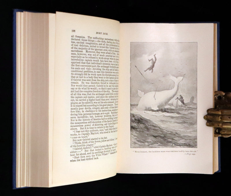1922 Rare Book - MOBY DICK or The White Whale by Herman Melville illustrated by Augustus Burnham Shute.