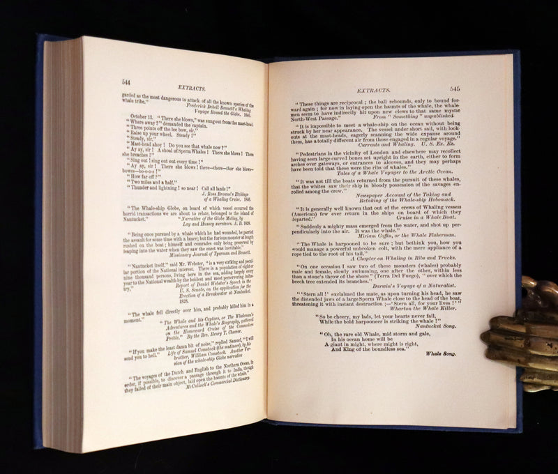 1922 Rare Book - MOBY DICK or The White Whale by Herman Melville illustrated by Augustus Burnham Shute.