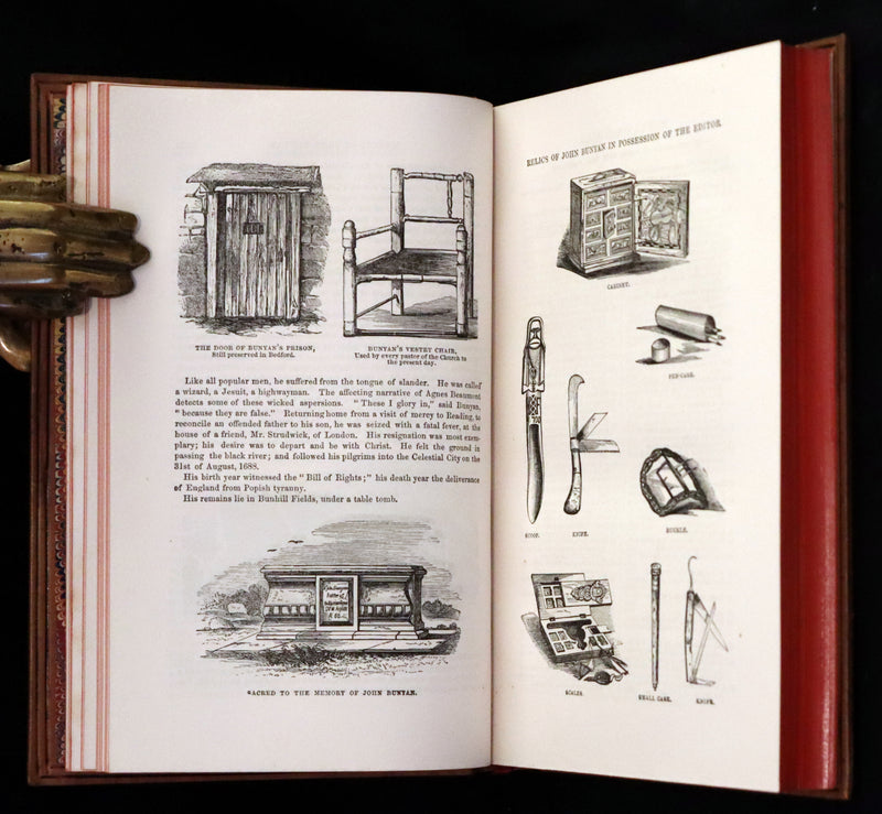 1860 Rare Victorian Book - The Pilgrim's Progress from this World to that which is to come. Illustrated by John Gilbert.