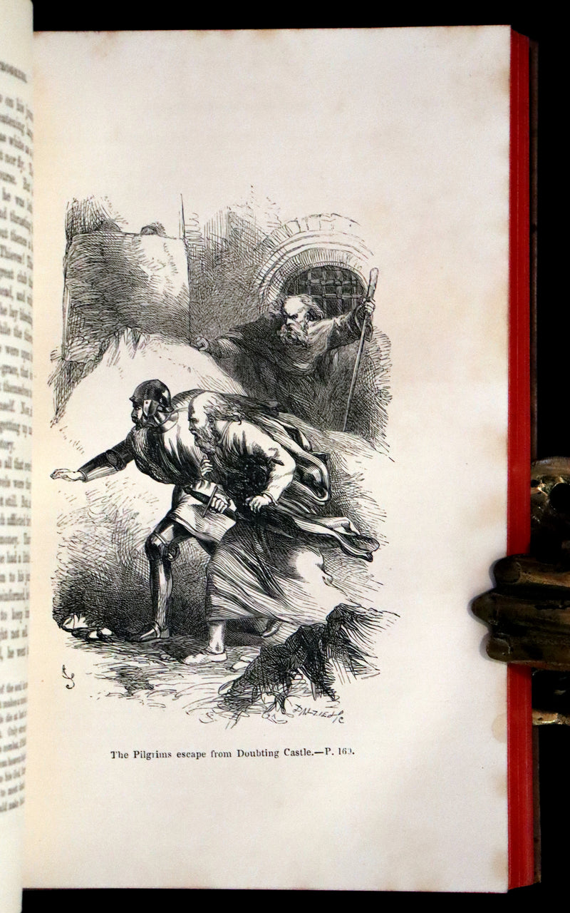 1860 Rare Victorian Book - The Pilgrim's Progress from this World to that which is to come. Illustrated by John Gilbert.