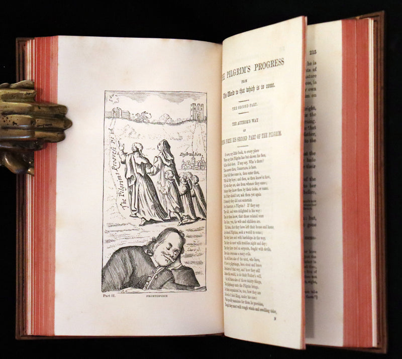 1860 Rare Victorian Book - The Pilgrim's Progress from this World to that which is to come. Illustrated by John Gilbert.