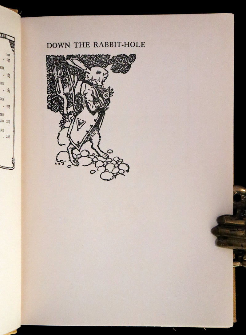 1915 Scarce First Edition - Alice's Adventures in Wonderland illustrated by Albert Edward Jackson.