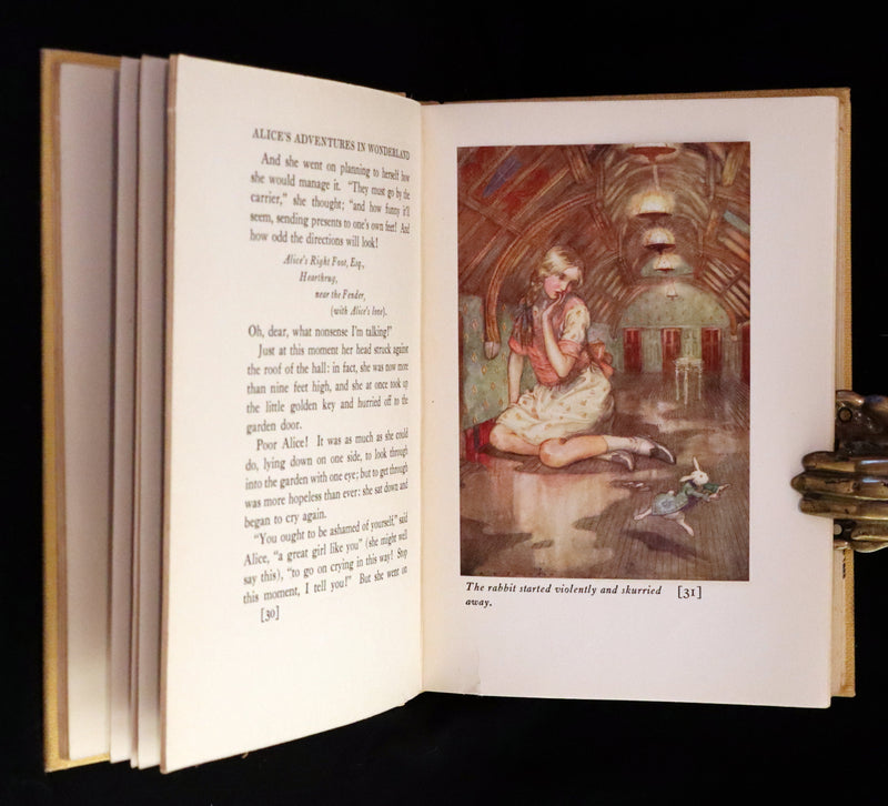 1915 Scarce First Edition - Alice's Adventures in Wonderland illustrated by Albert Edward Jackson.